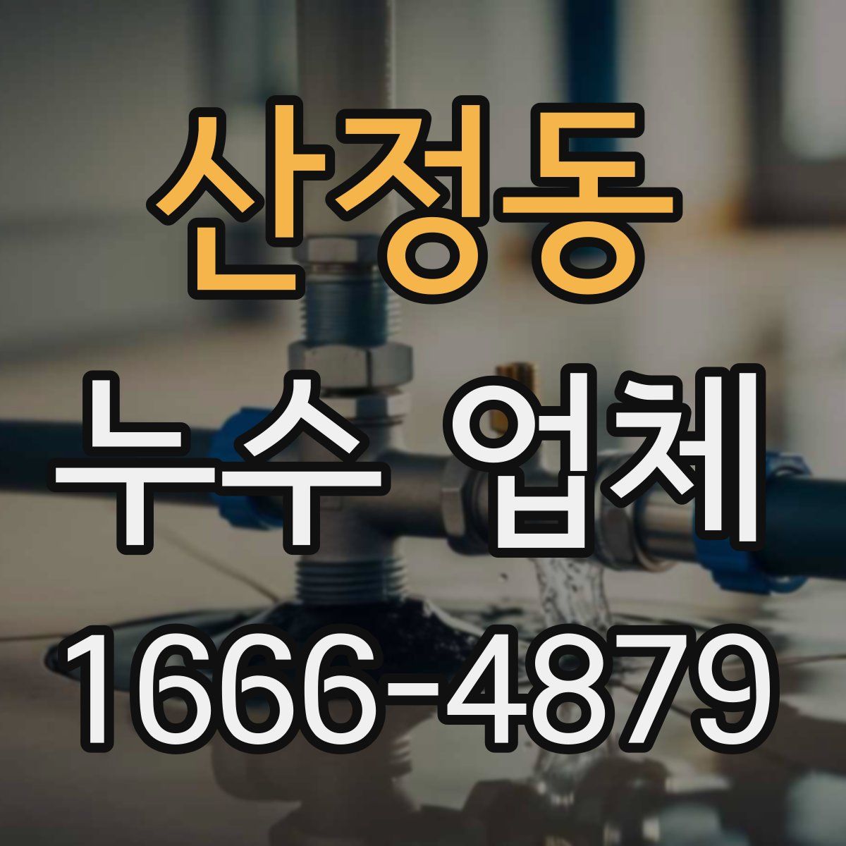 산정동 누수 업체