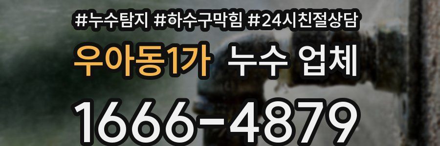 우아동1가 누수 업체