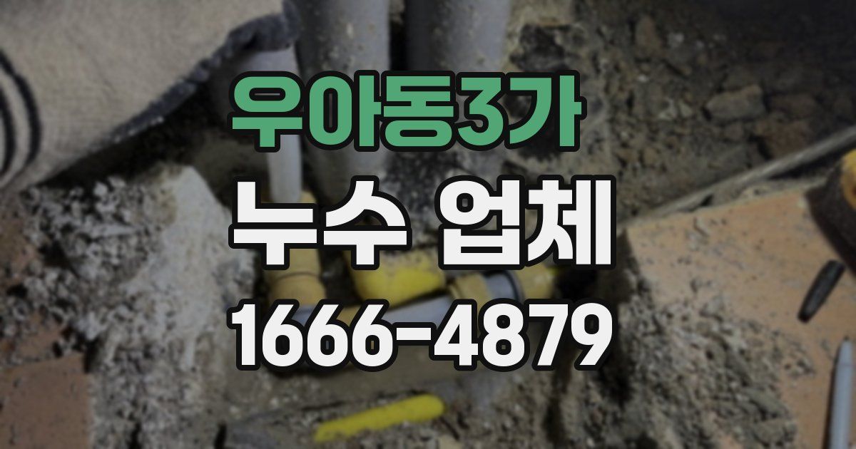 우아동3가 누수 업체