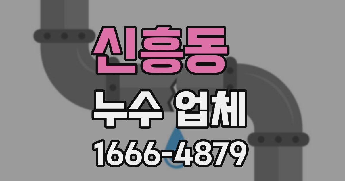 신흥동 누수 업체
