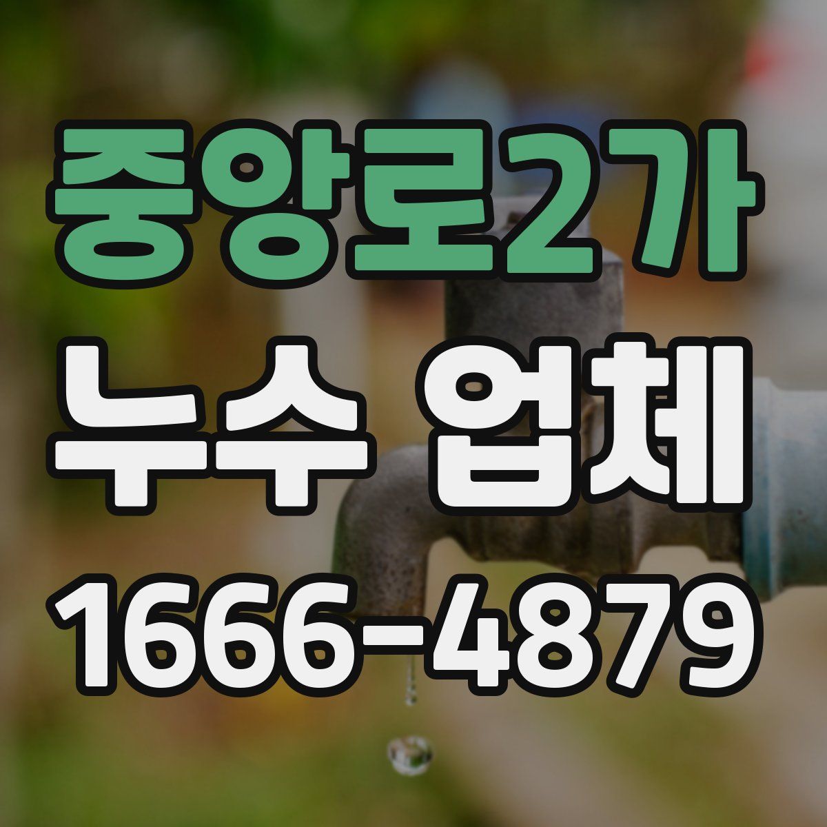 중앙로2가 누수 업체