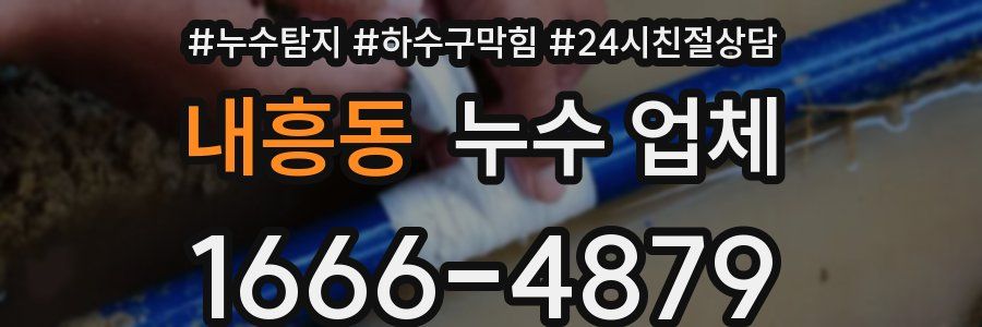 내흥동 누수 업체
