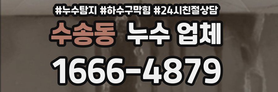 수송동 누수 업체
