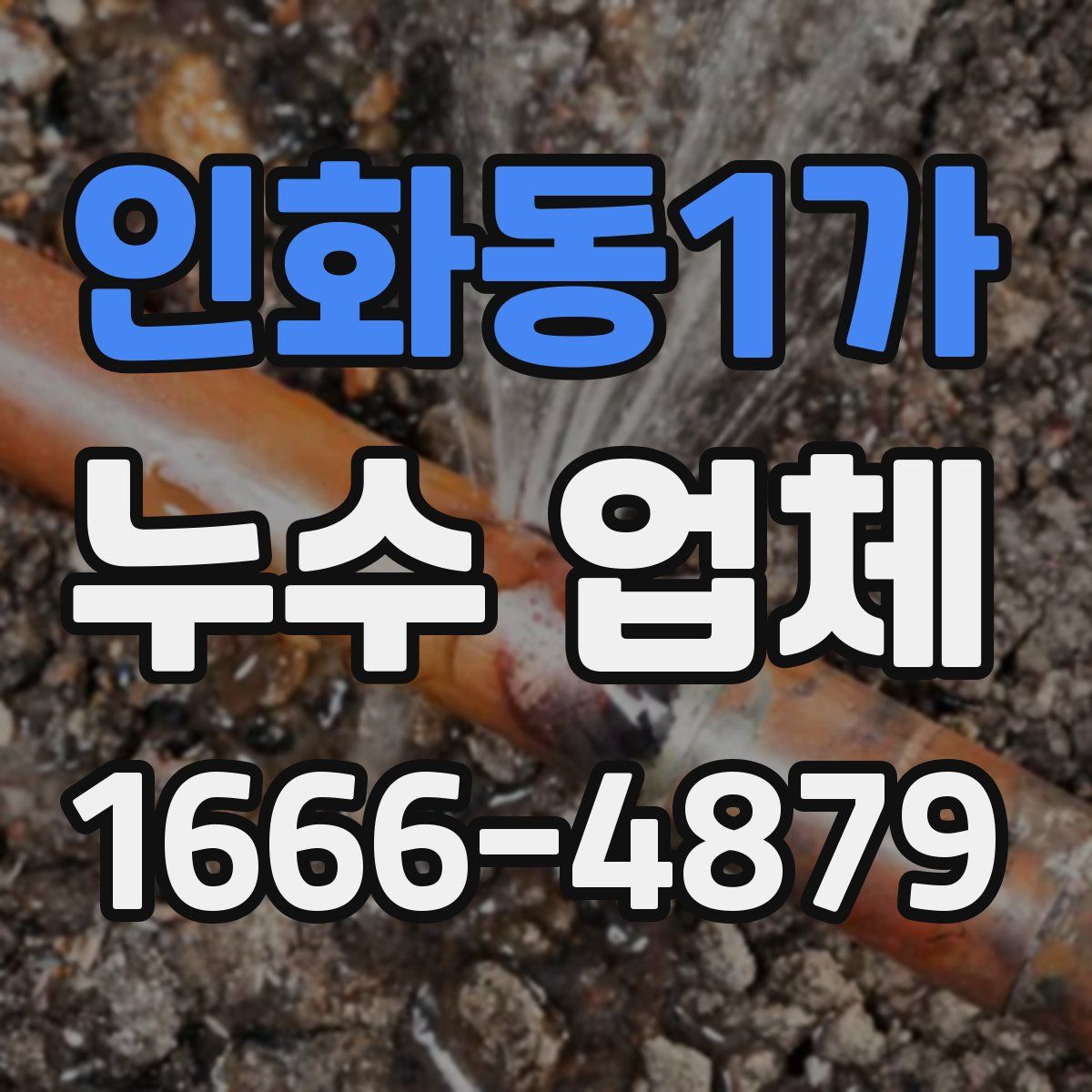 인화동1가 누수 업체