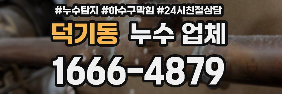 덕기동 누수 업체