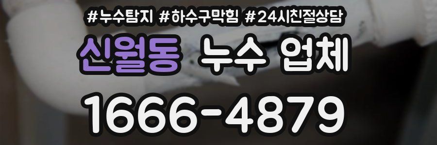 신월동 누수 업체