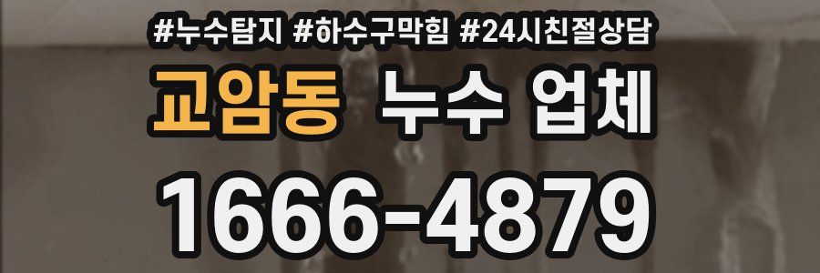 교암동 누수 업체