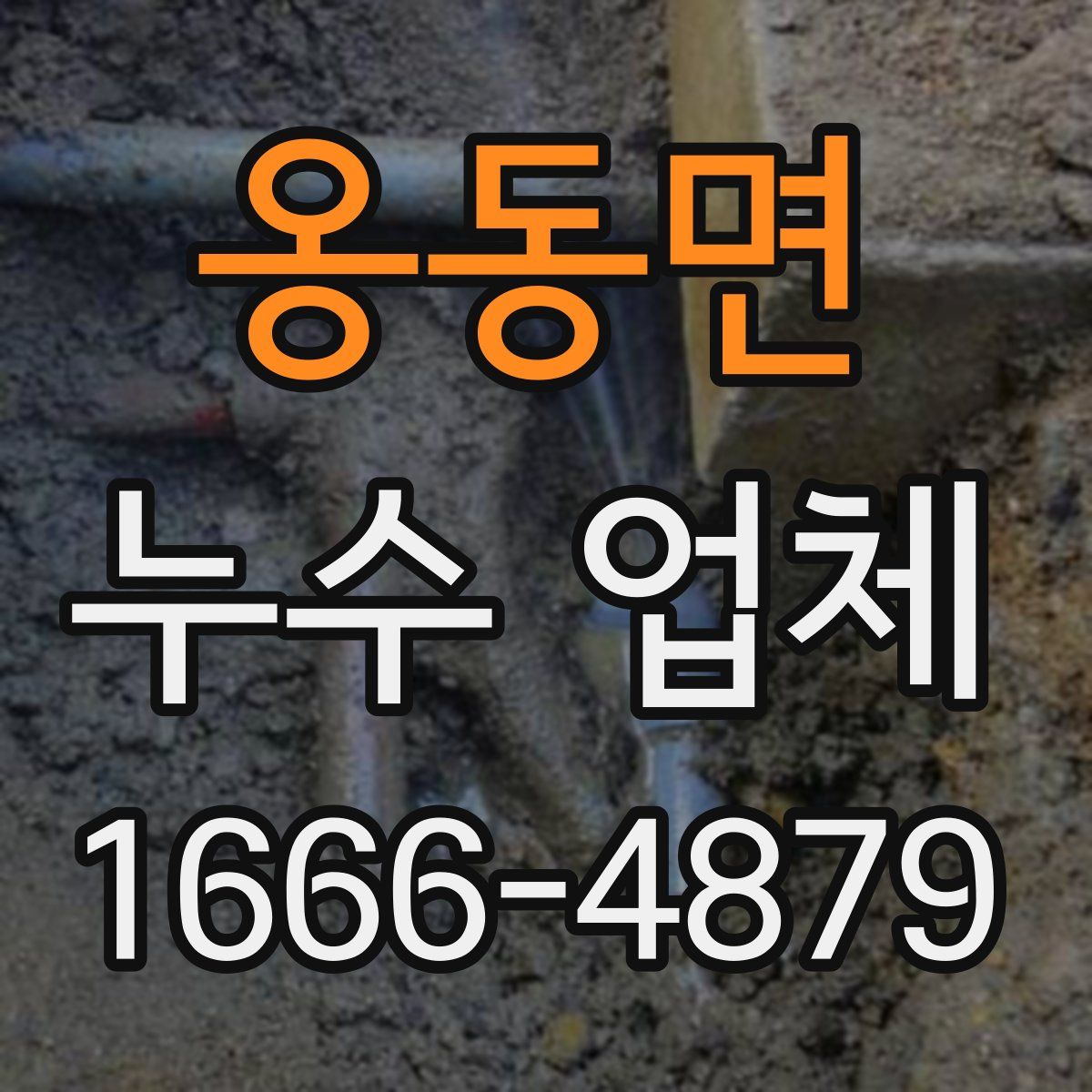 옹동면 누수 업체