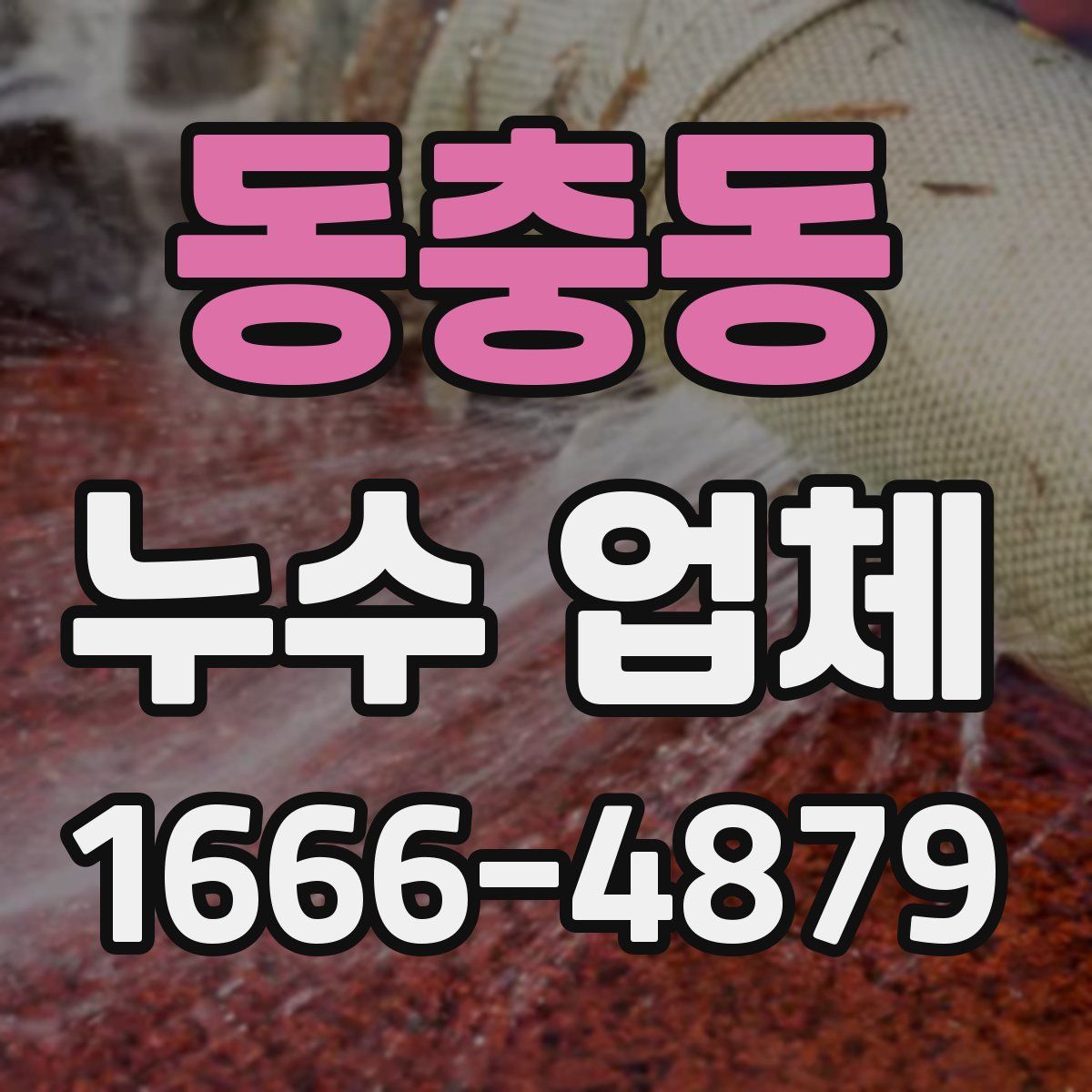 동충동 누수 업체