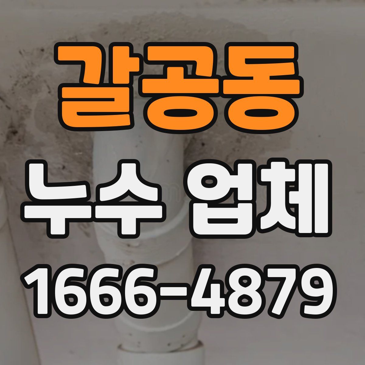 갈공동 누수 업체