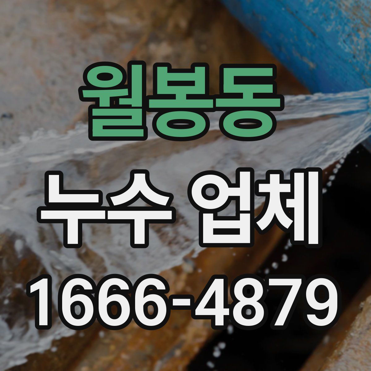 월봉동 누수 업체