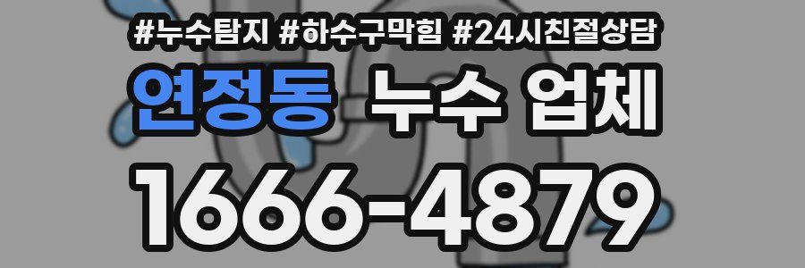 연정동 누수 업체