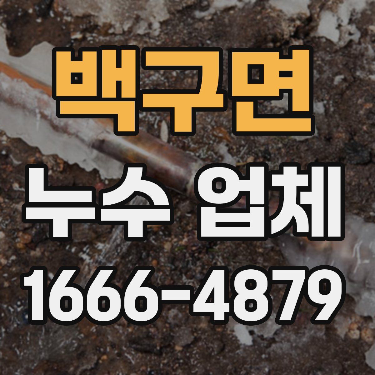 백구면 누수 업체