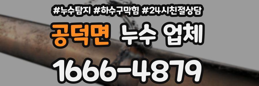 공덕면 누수 업체