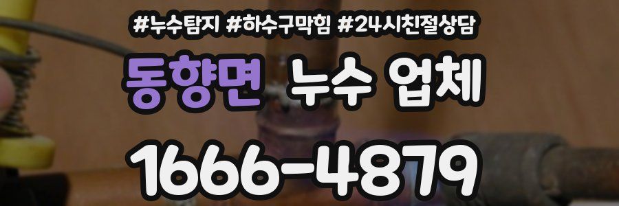 동향면 누수 업체