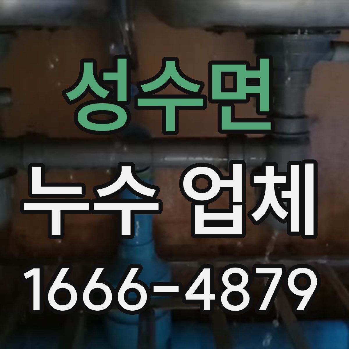 성수면 누수 업체