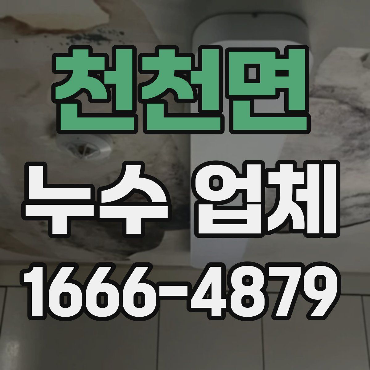 천천면 누수 업체