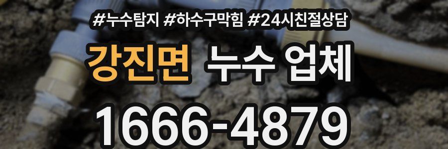 강진면 누수 업체