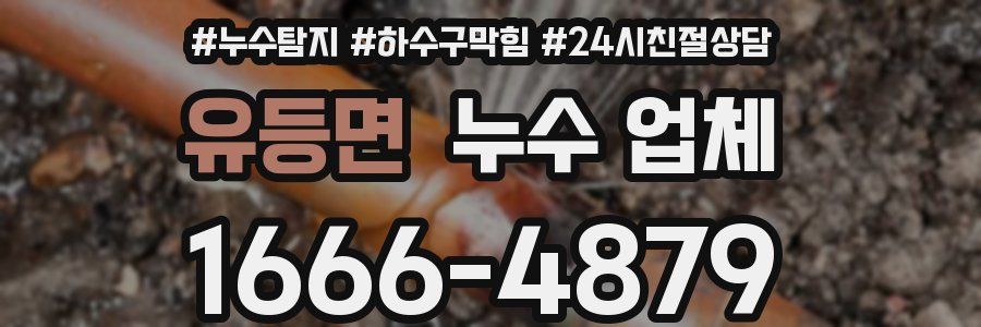 유등면 누수 업체