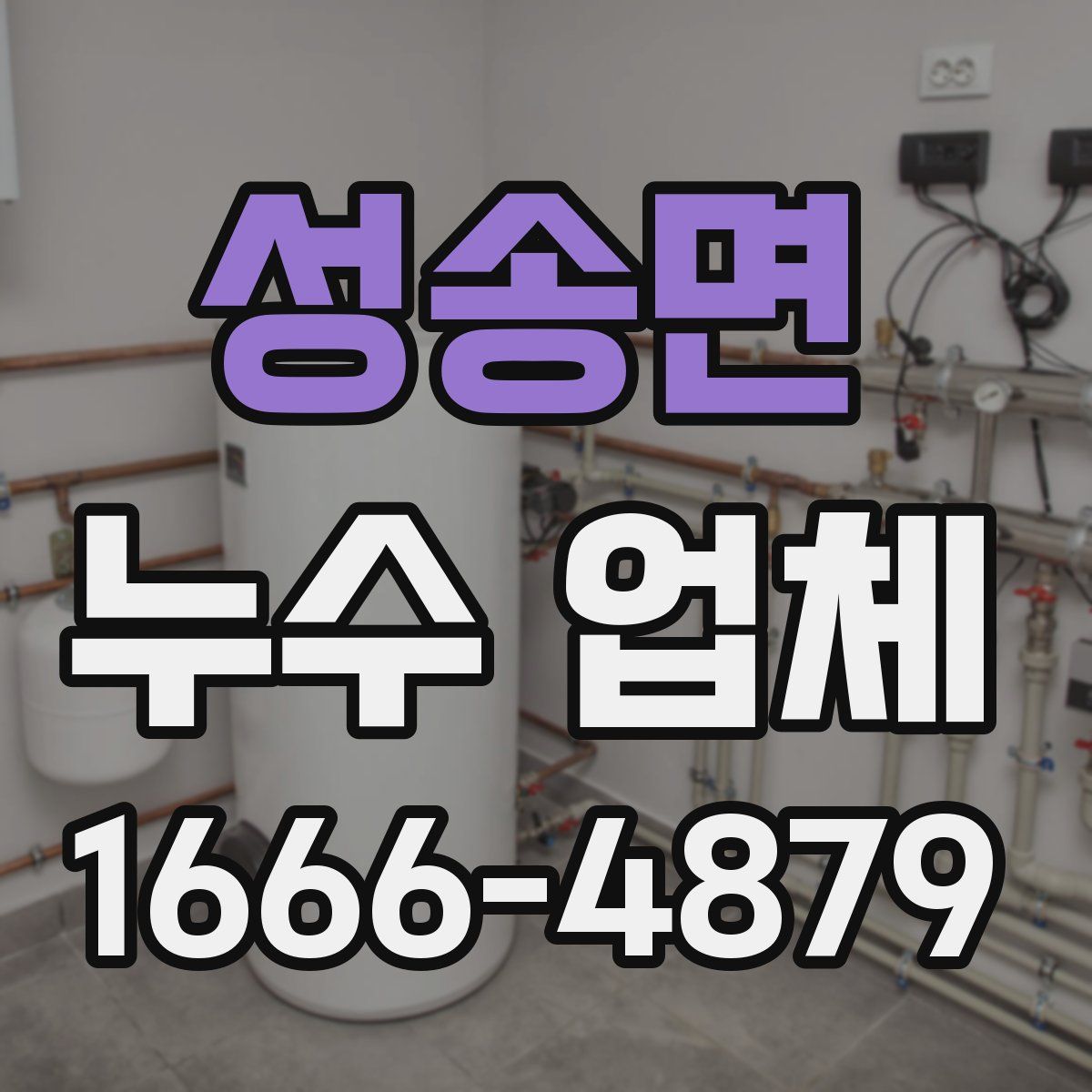성송면 누수 업체