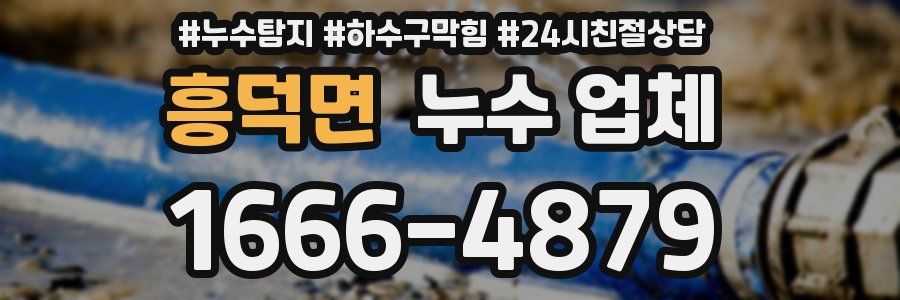 흥덕면 누수 업체