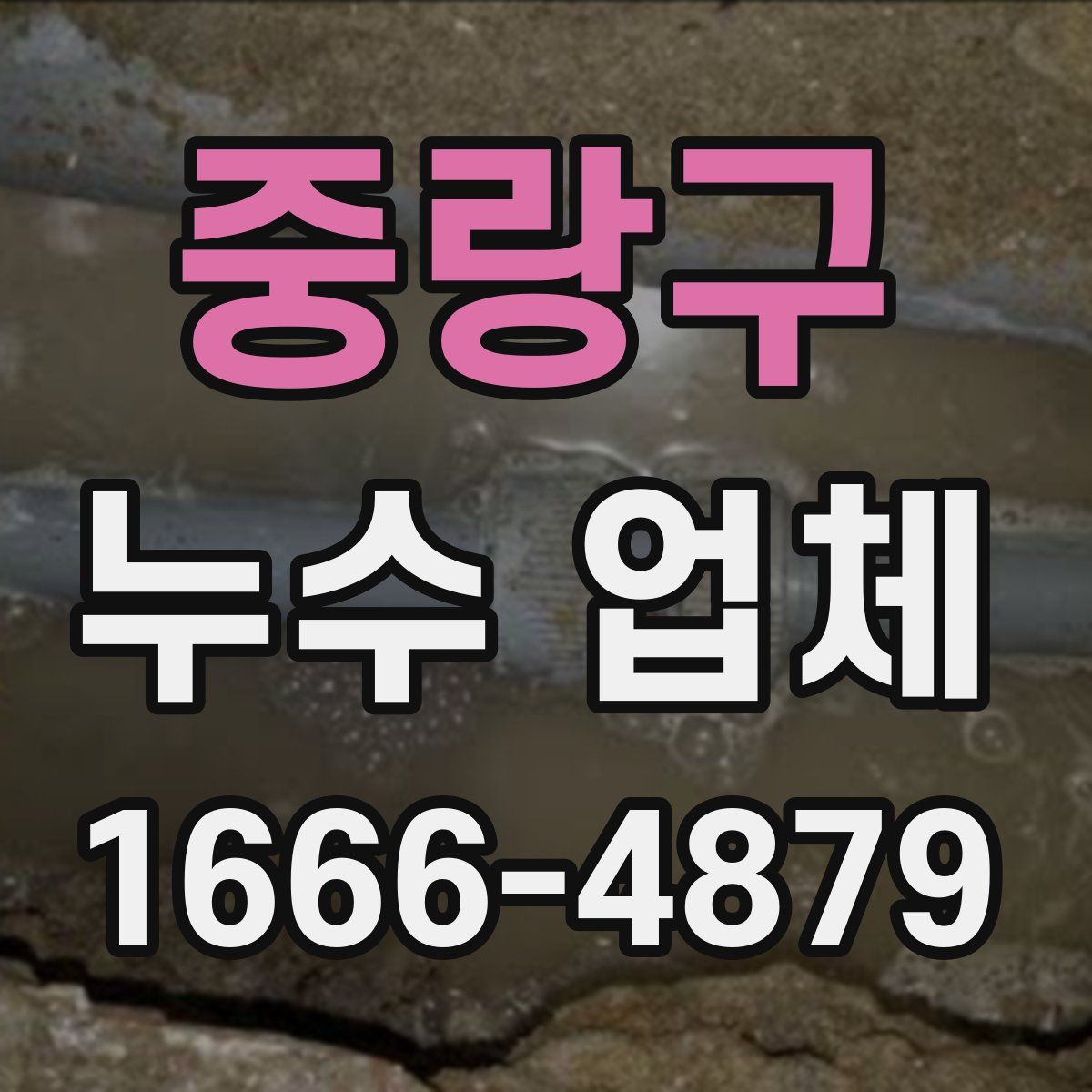 중랑구 누수 업체