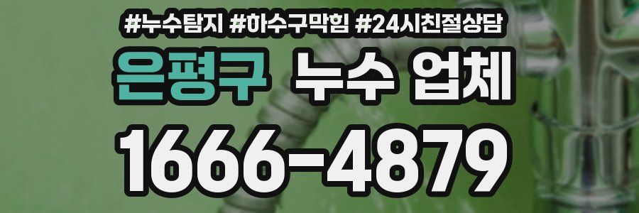 은평구 누수 업체