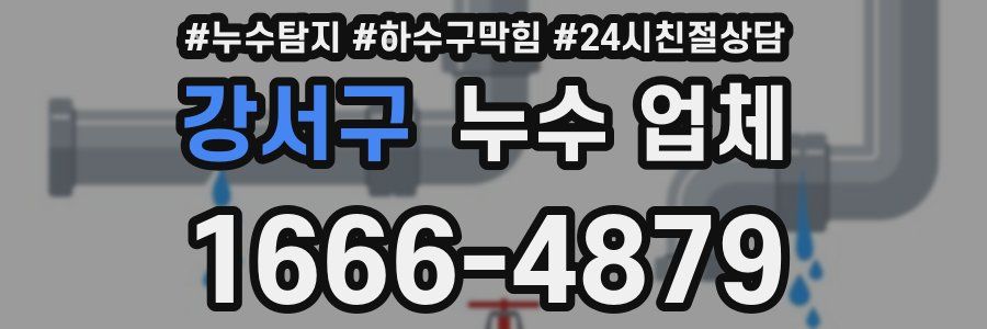 강서구 누수 업체