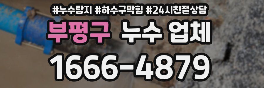 부평구 누수 업체