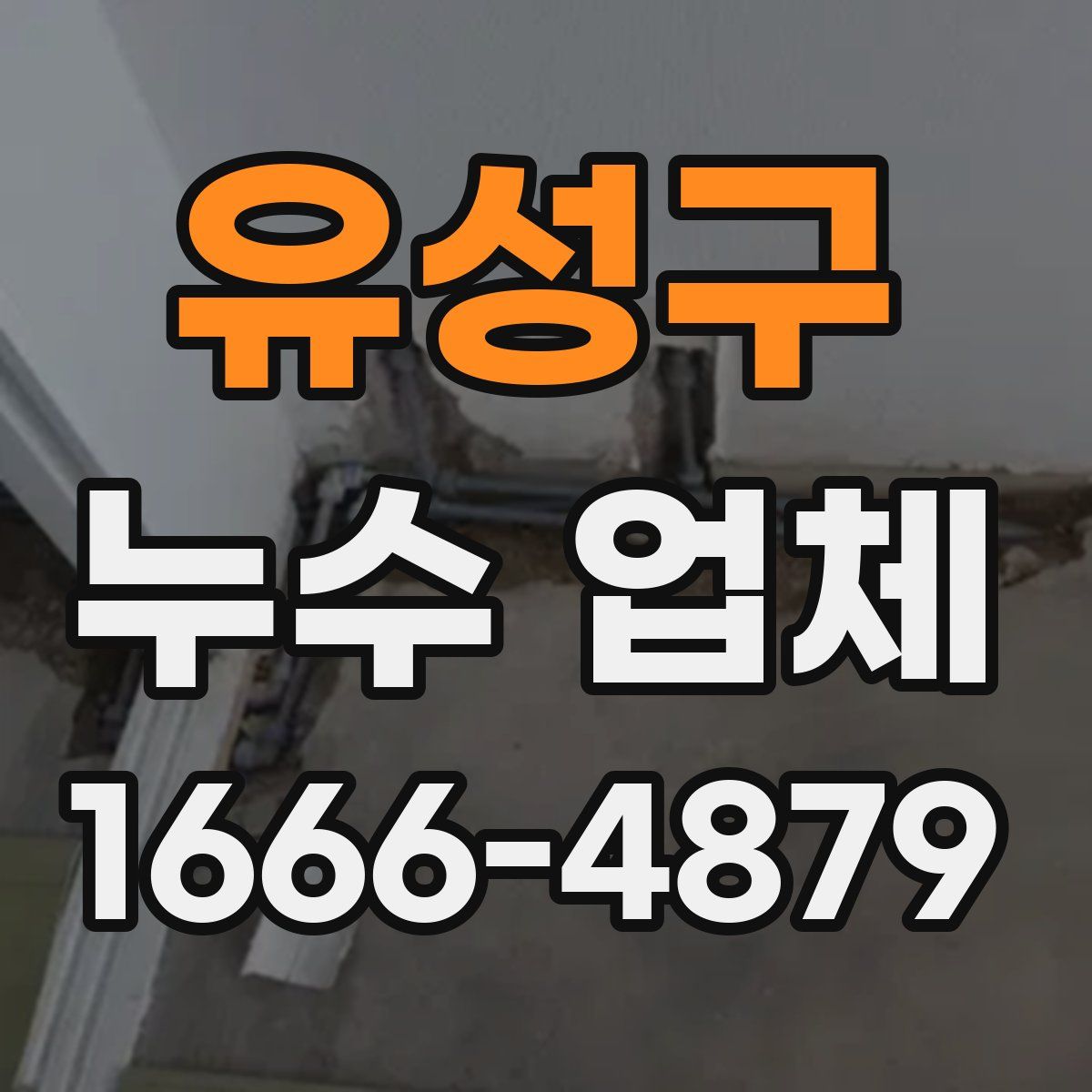 유성구 누수 업체