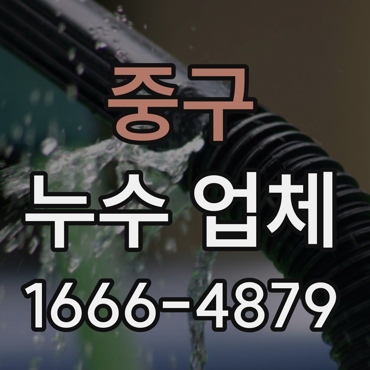 중구 누수 업체
