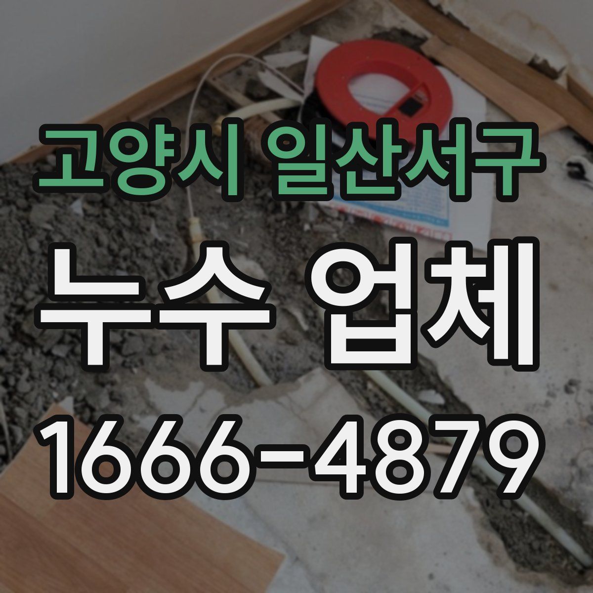 고양시 일산서구 누수 업체