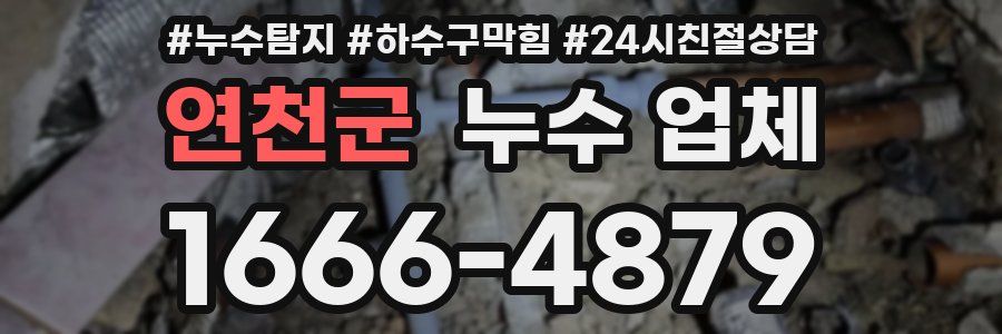 연천군 누수 업체