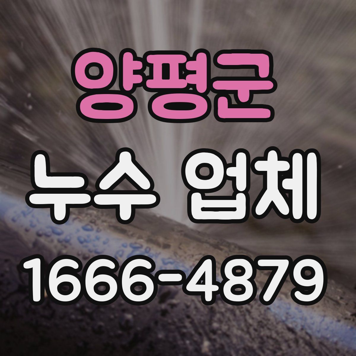 양평군 누수 업체