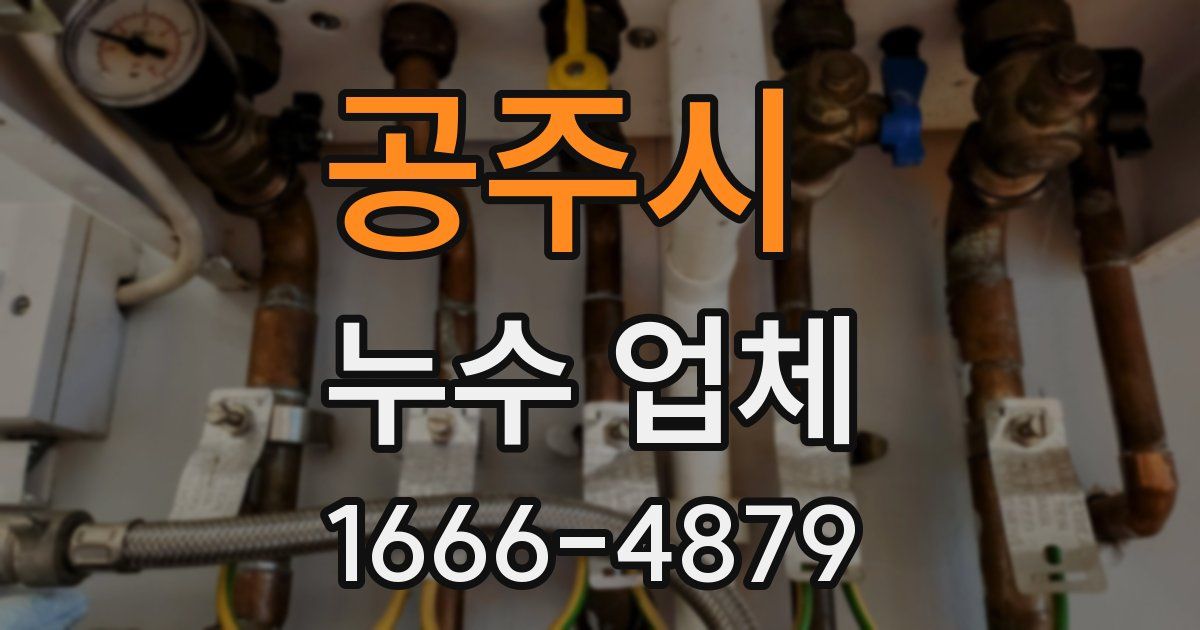 공주시 누수 업체