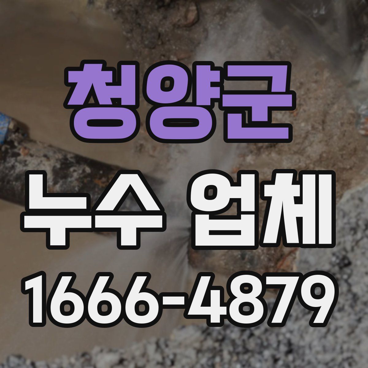 청양군 누수 업체