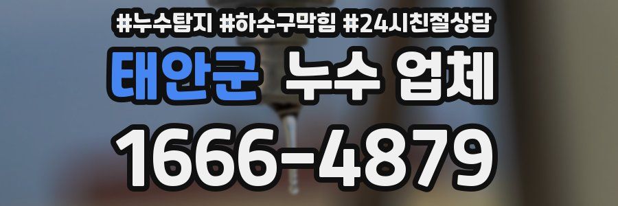 태안군 누수 업체