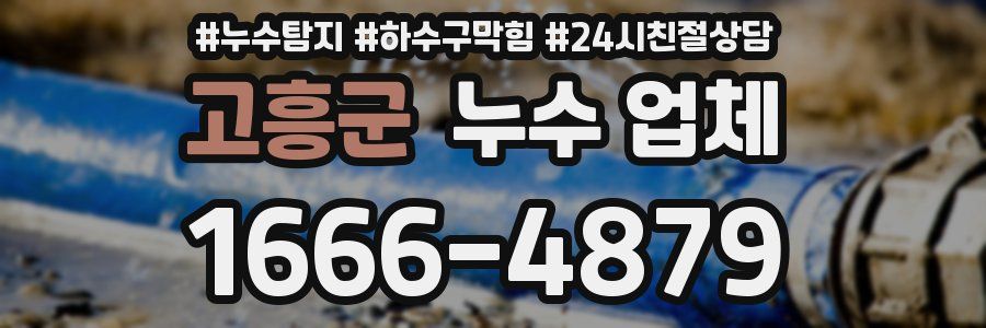 고흥군 누수 업체