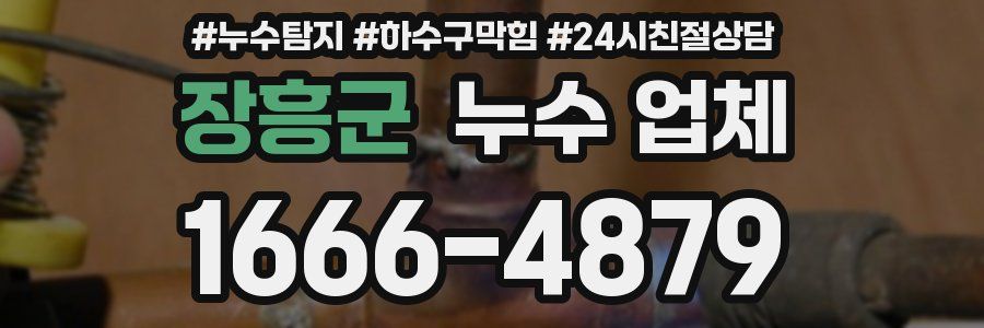 장흥군 누수 업체
