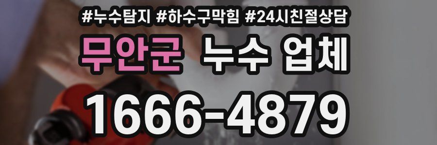 무안군 누수 업체