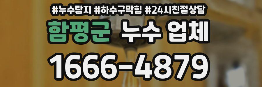 함평군 누수 업체