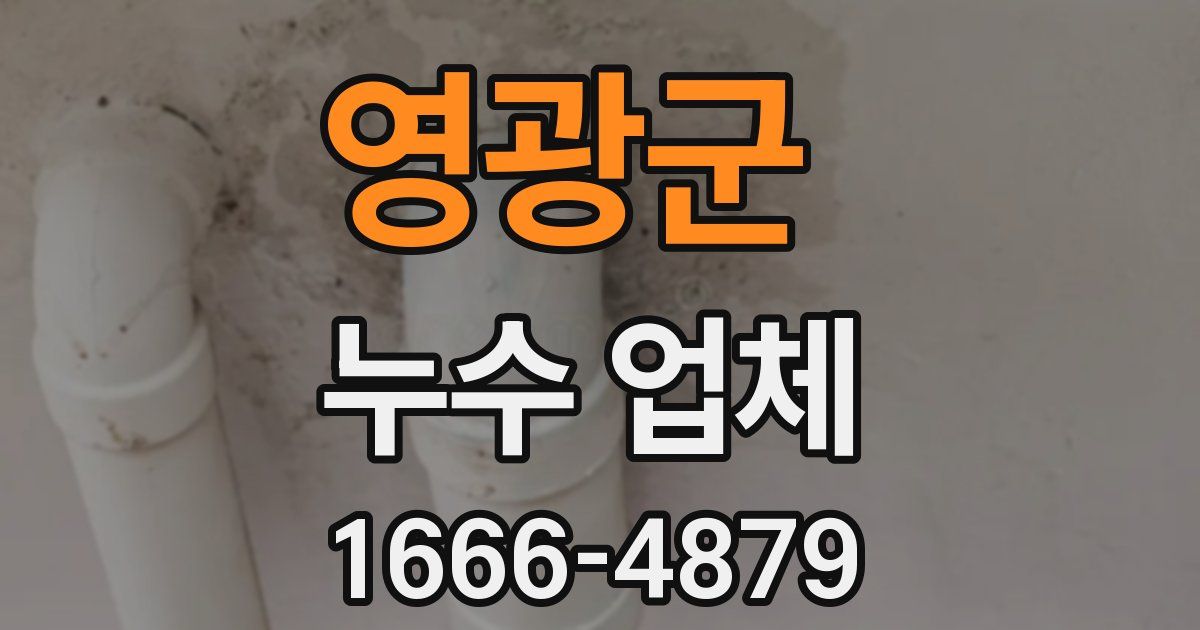 영광군 누수 업체