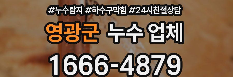 영광군 누수 업체