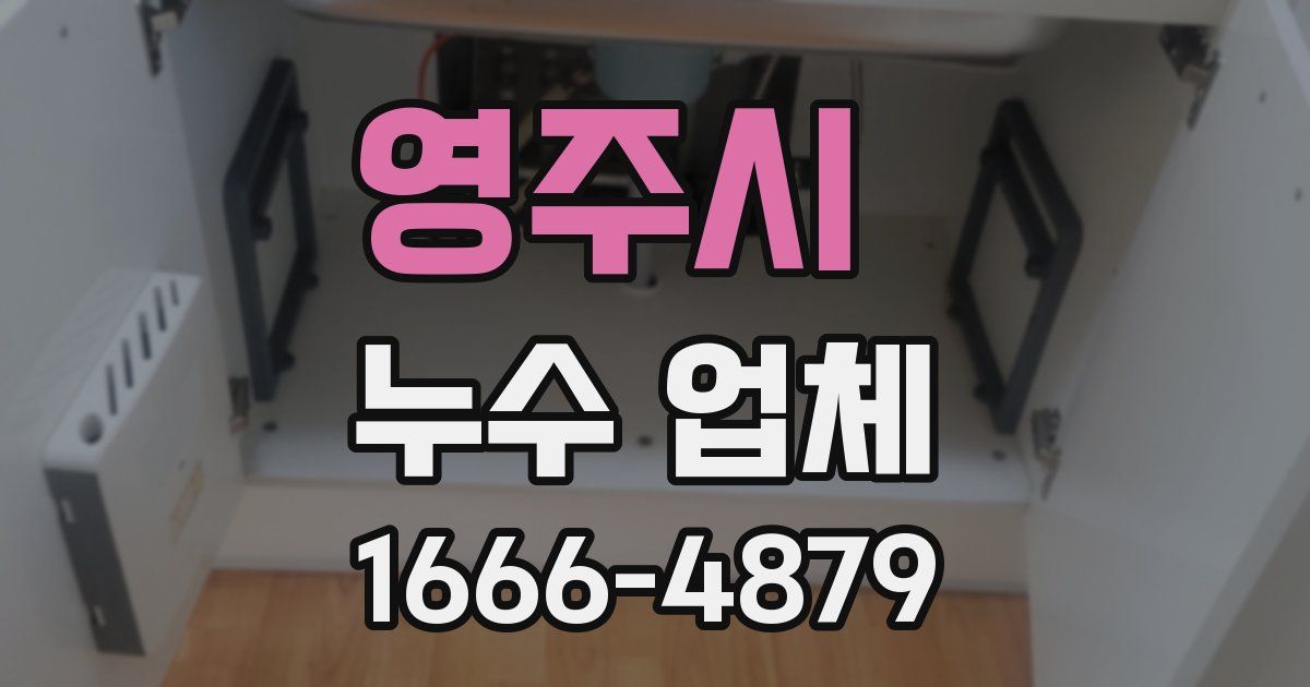 영주시 누수 업체