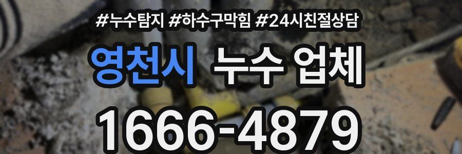 영천시 누수 업체