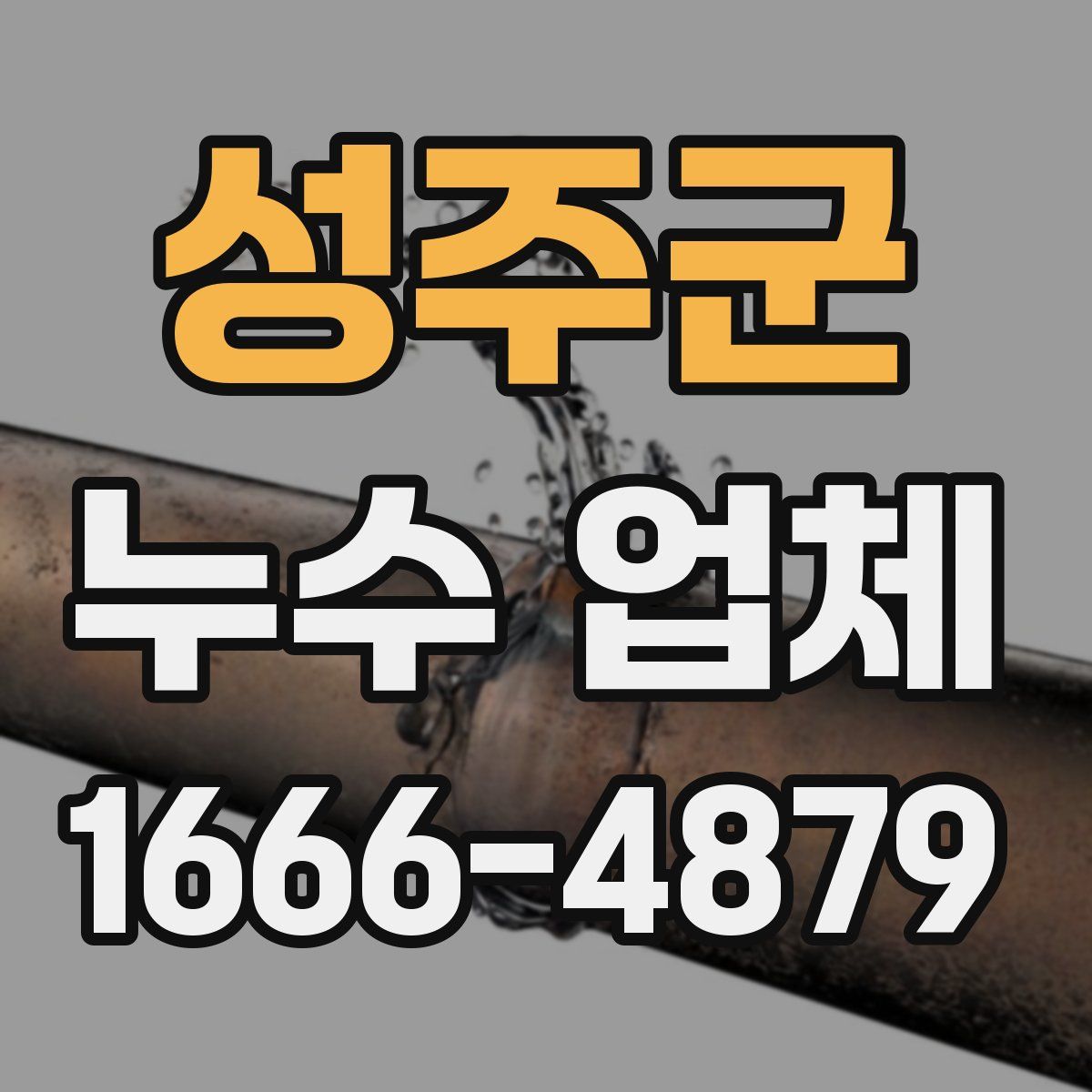 성주군 누수 업체