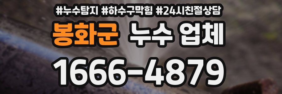 봉화군 누수 업체