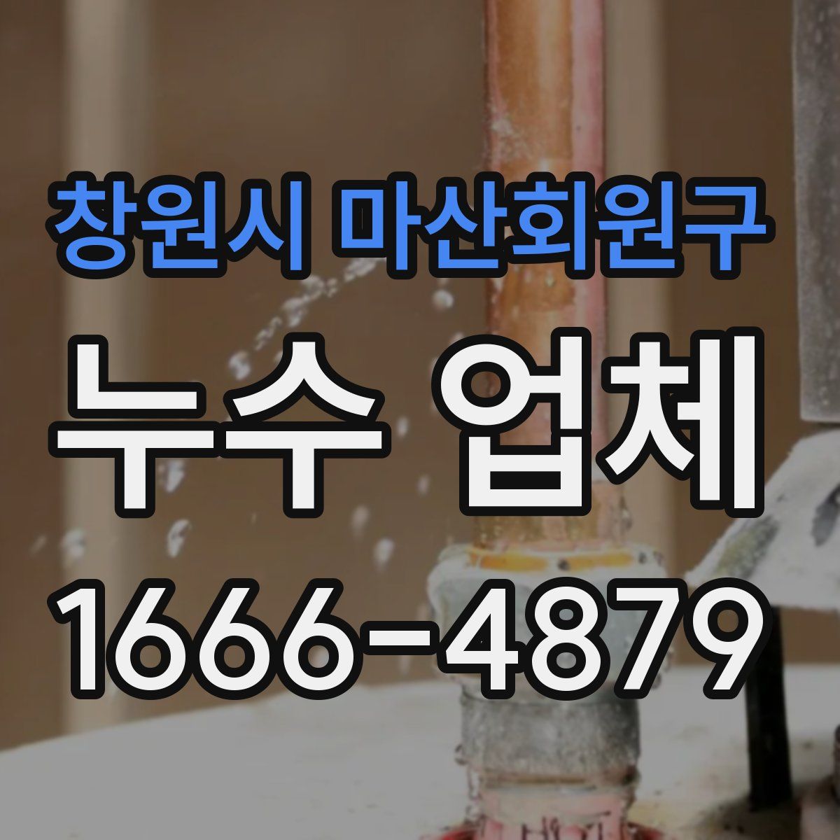 창원시 마산회원구 누수 업체