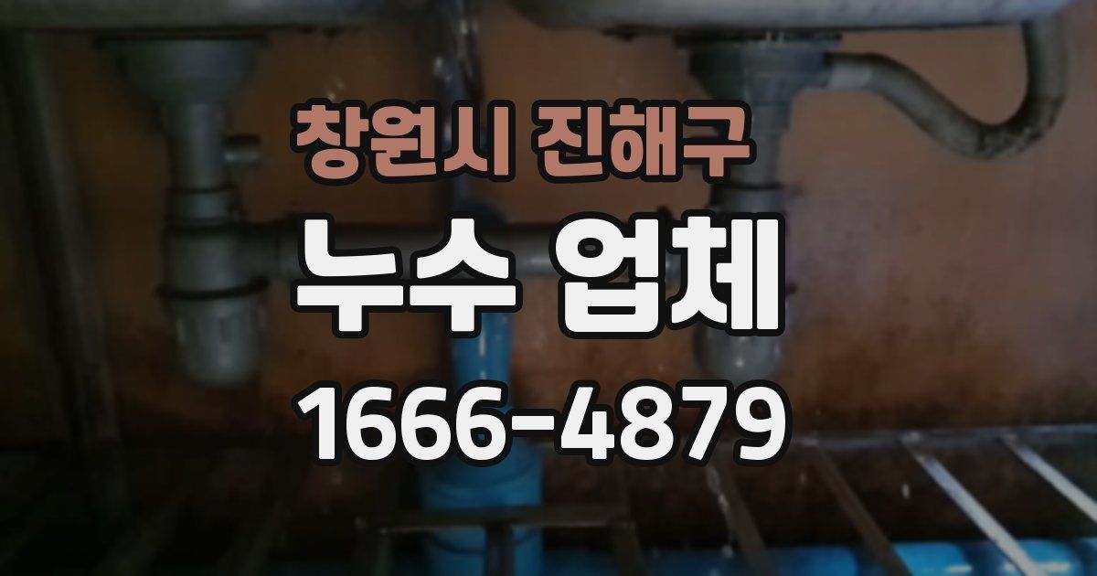 창원시 진해구 누수 업체
