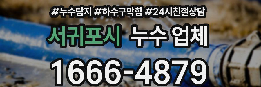 서귀포시 누수 업체